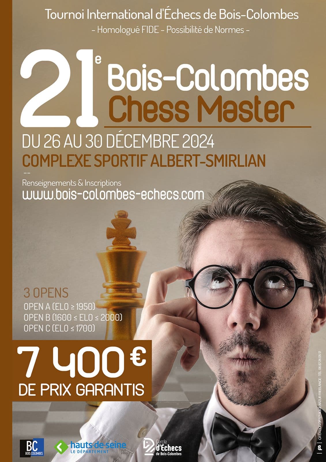 21e Bois-Colombes Chess Master, photo 3