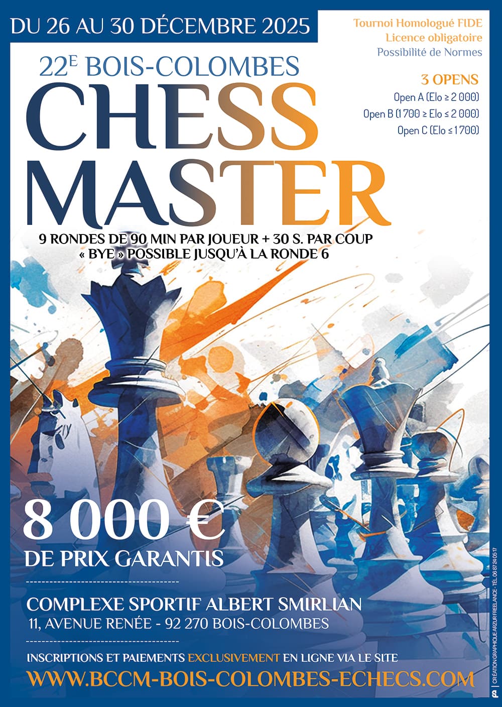 22e Bois-Colombes Chess Master : record de participation, photo 2